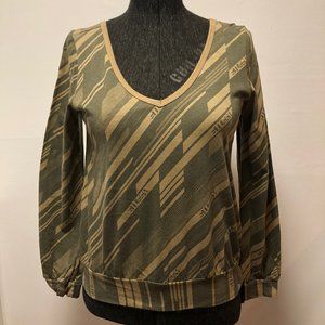 Stussy Girls Mini Half Stripe 2 Way Tee – Olive